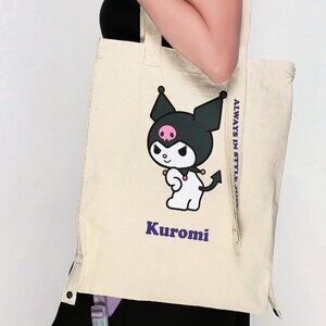 Sanrio Kuromi Convertible Canvas Tote
